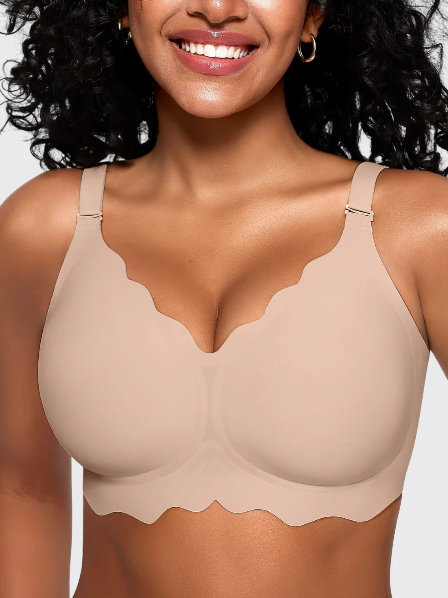 Seamless Scalloped Jelly Bra - Image 4