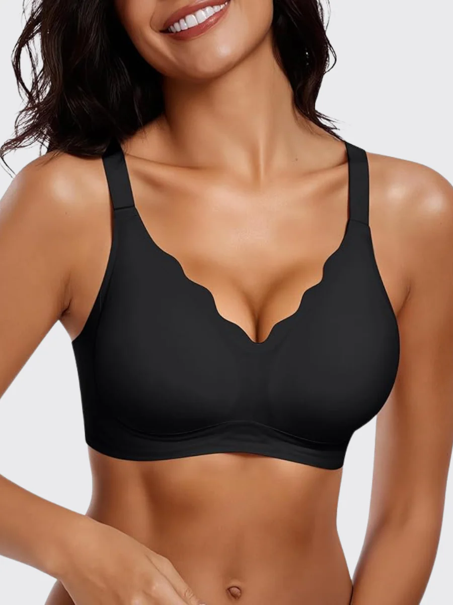Wireless Scalloped Jelly Bra - Image 4